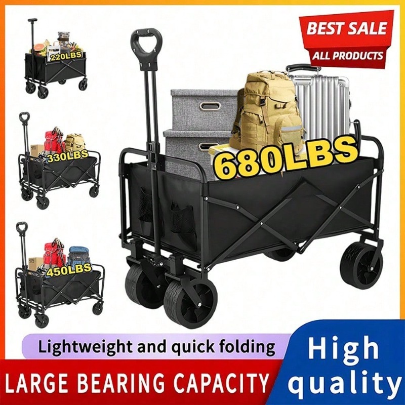 Sports Equipment Cart - 220 lbs/450 lbs zwaar belastbaar/680 lbs