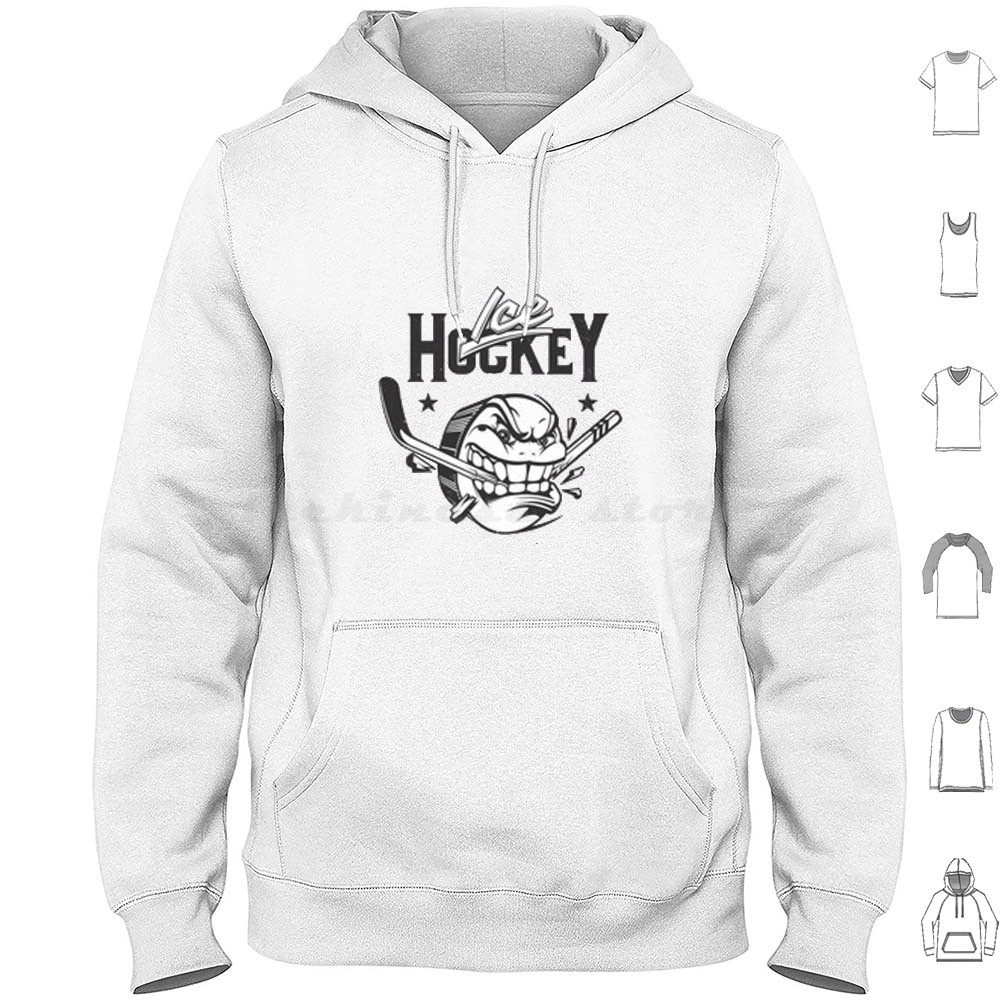 Field Hockey Stick - IJshockeyhoodie Katoen met lange mouwen Sport