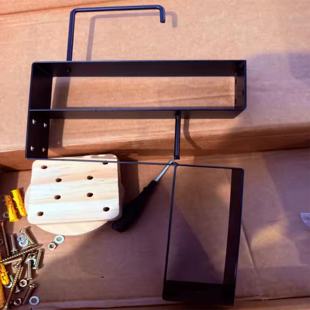 Sports Equipment Rack - Houten motorhelmhouder, wandhaak, displayrek voor sportuitrusting,