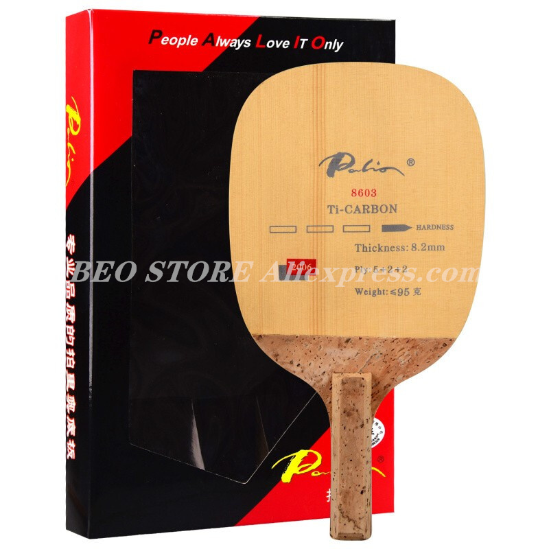 Cricket Bat Tape Ball - Palio 8603 Carbon Titanium Tafeltennis Blade