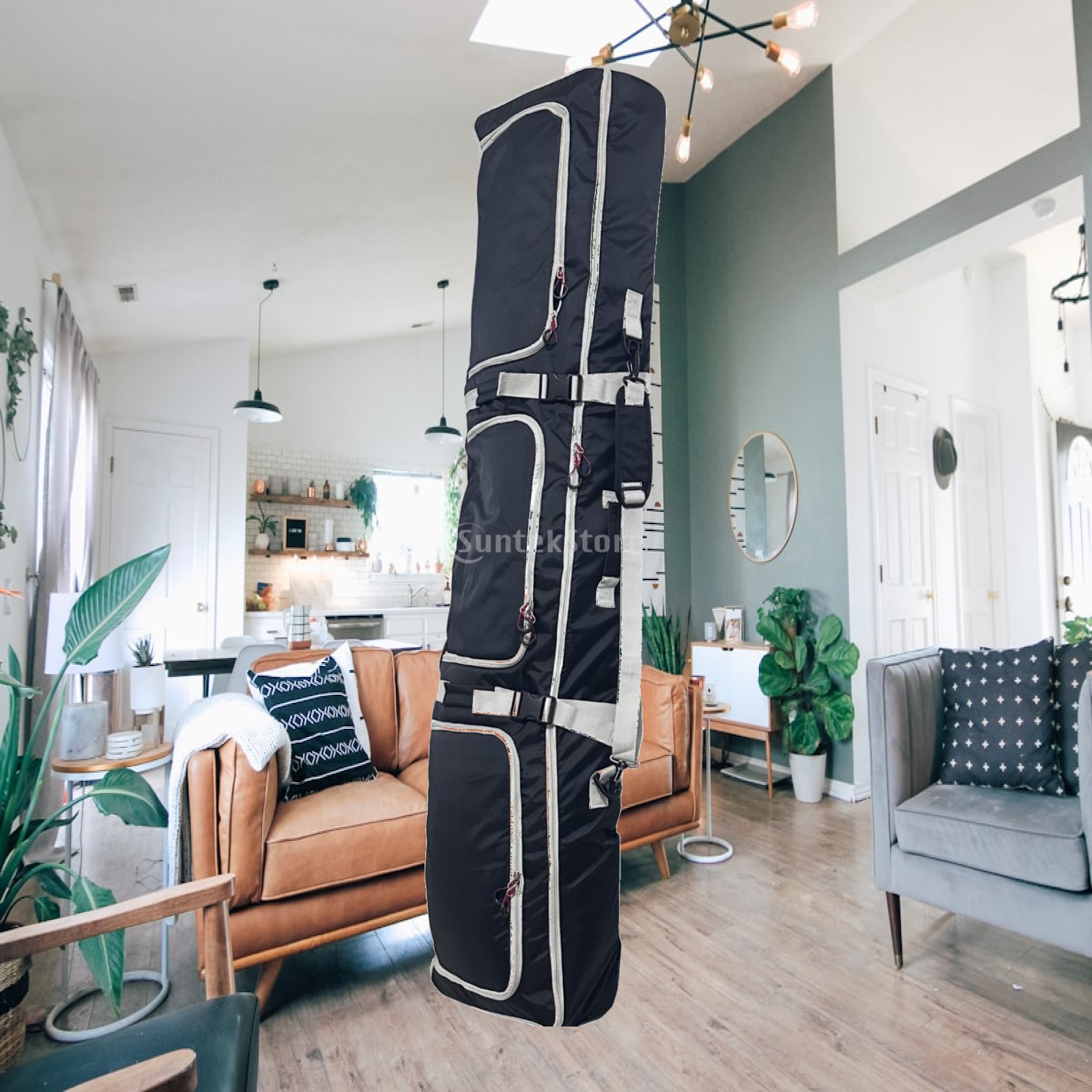 Sports Equipment Bag With Wheels - Snowboard- en skitas met wielen, draagtas,
