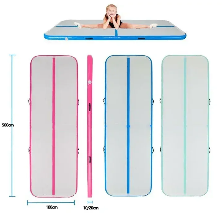 Tumbling Air Track - Opblaasbare Air Track 5m Gymnastiek Professionele