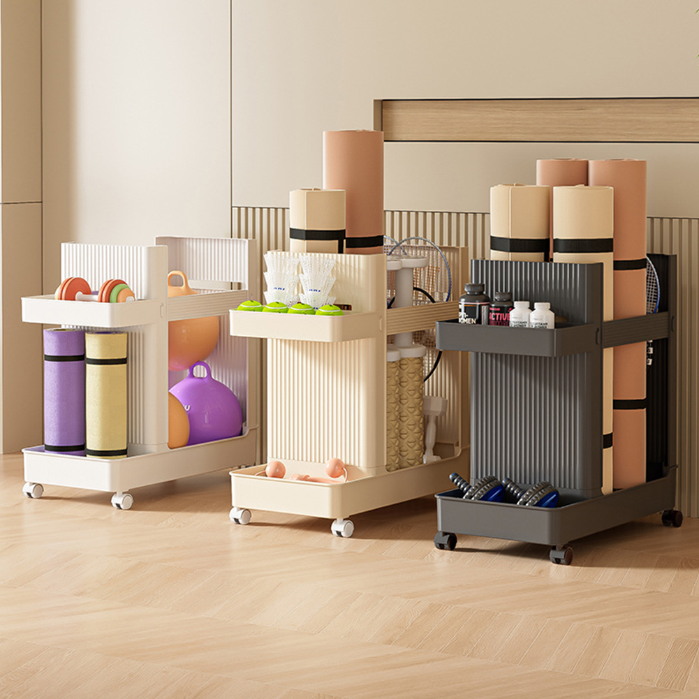 Sports Equipment Rack - Houder voor fitnessapparatuur met wielen Opbergrek