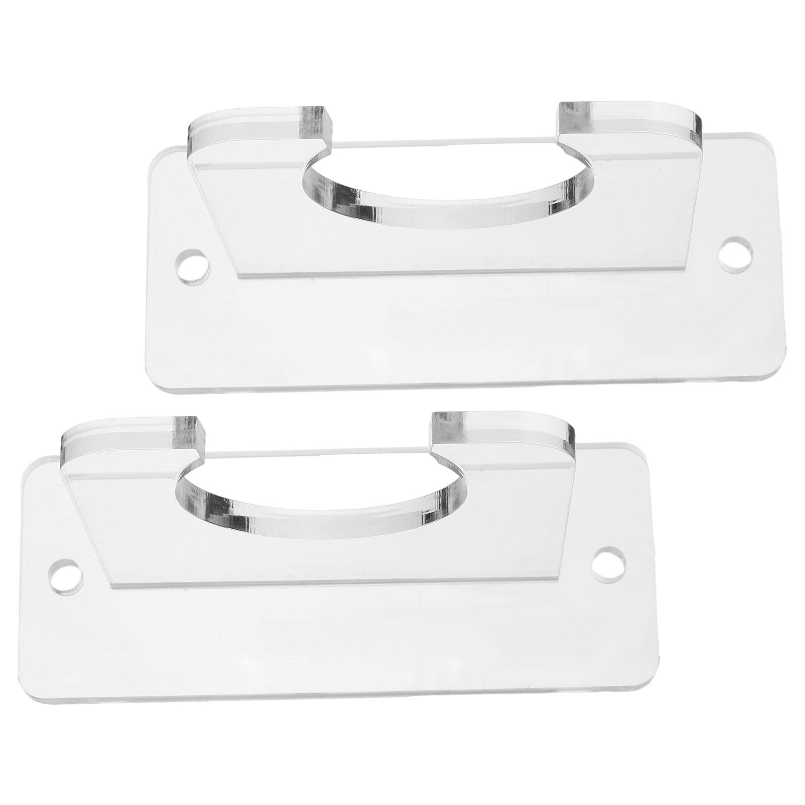 Sports Equipment Rack - 2 stuks transparante acryl wandbeugels voor