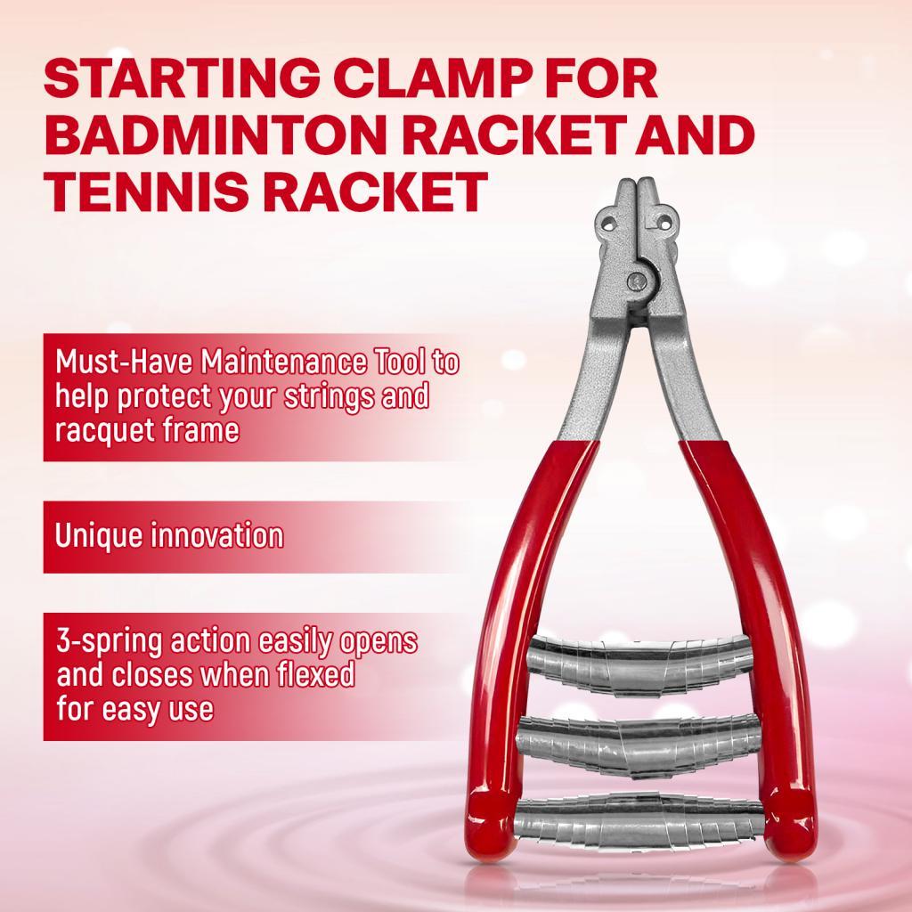 Sports Equipment That Starts With A - Duurzame stalen tennis-snaarklem, professionele startklem met