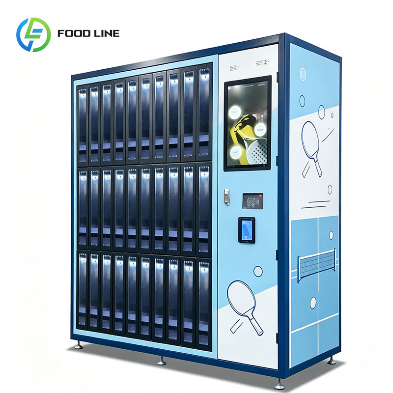 Sports Equipment Locker - Tafeltennisautomaat met kast voor sportartikelen, inclusief