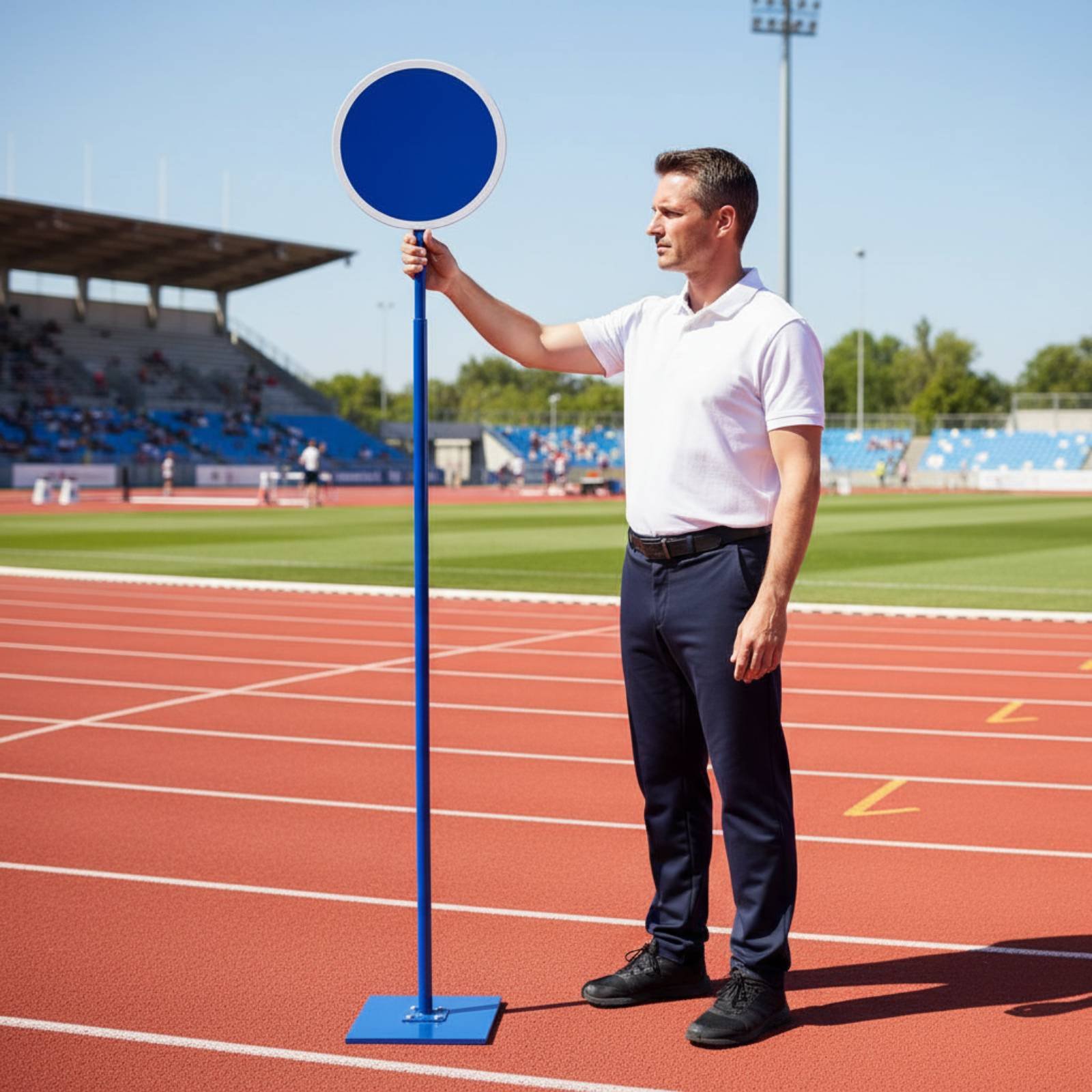 Sports Equipment That Starts With A - Atletiek Startpodium Verdikte startstandaard voor de