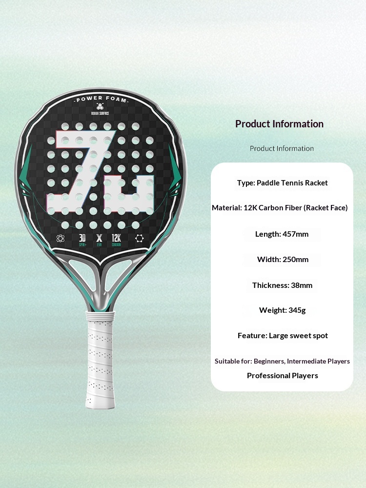 Padelracket van carbon fiber m - Padel Racket Carbon recensie en prijs