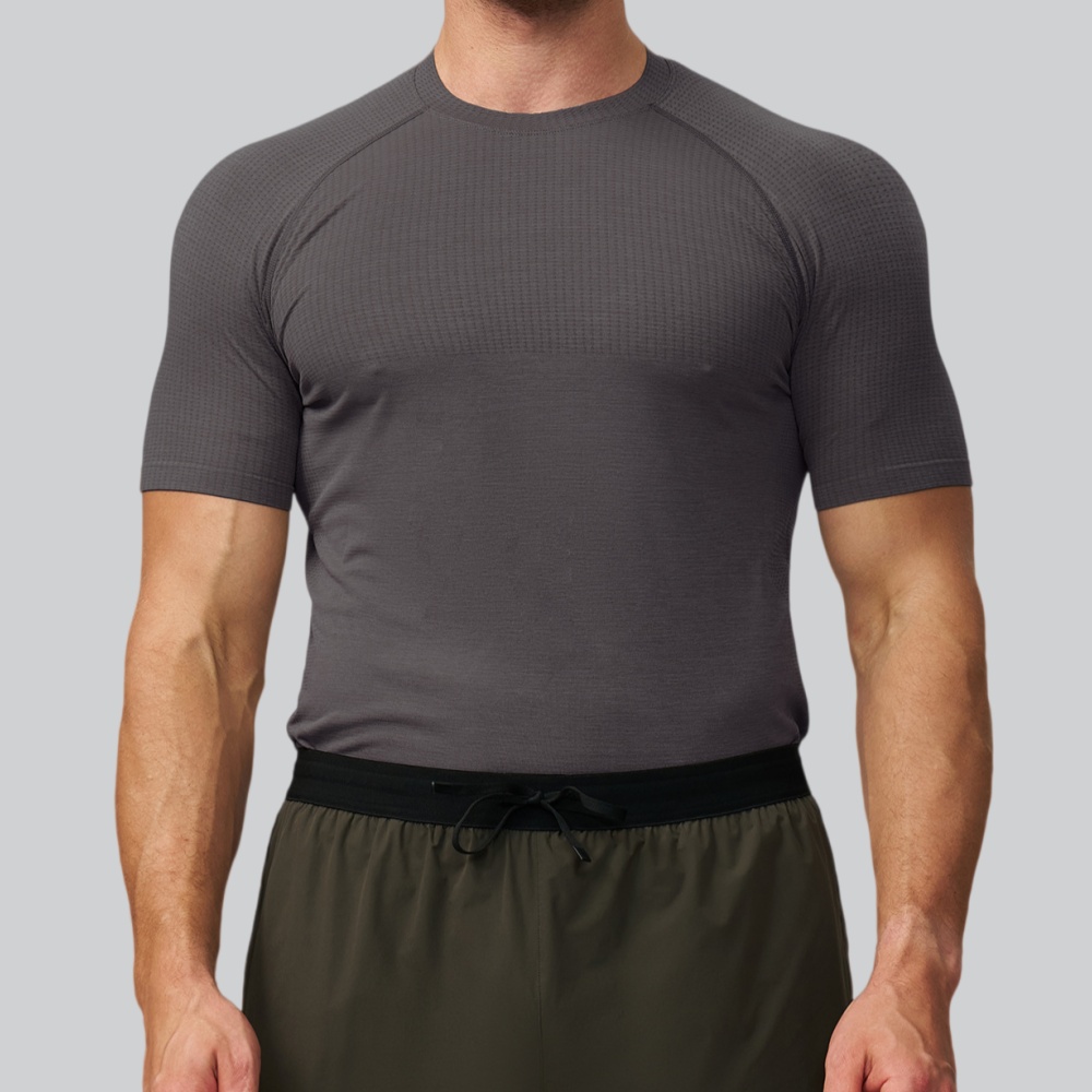 Heren sport-T-shirt in effen k - Sports Equipment For Running recensie en prijs