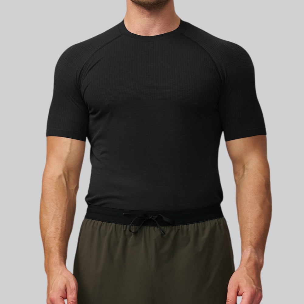 Heren sport-T-shirt in effen k - Sports Equipment For Running recensie en prijs