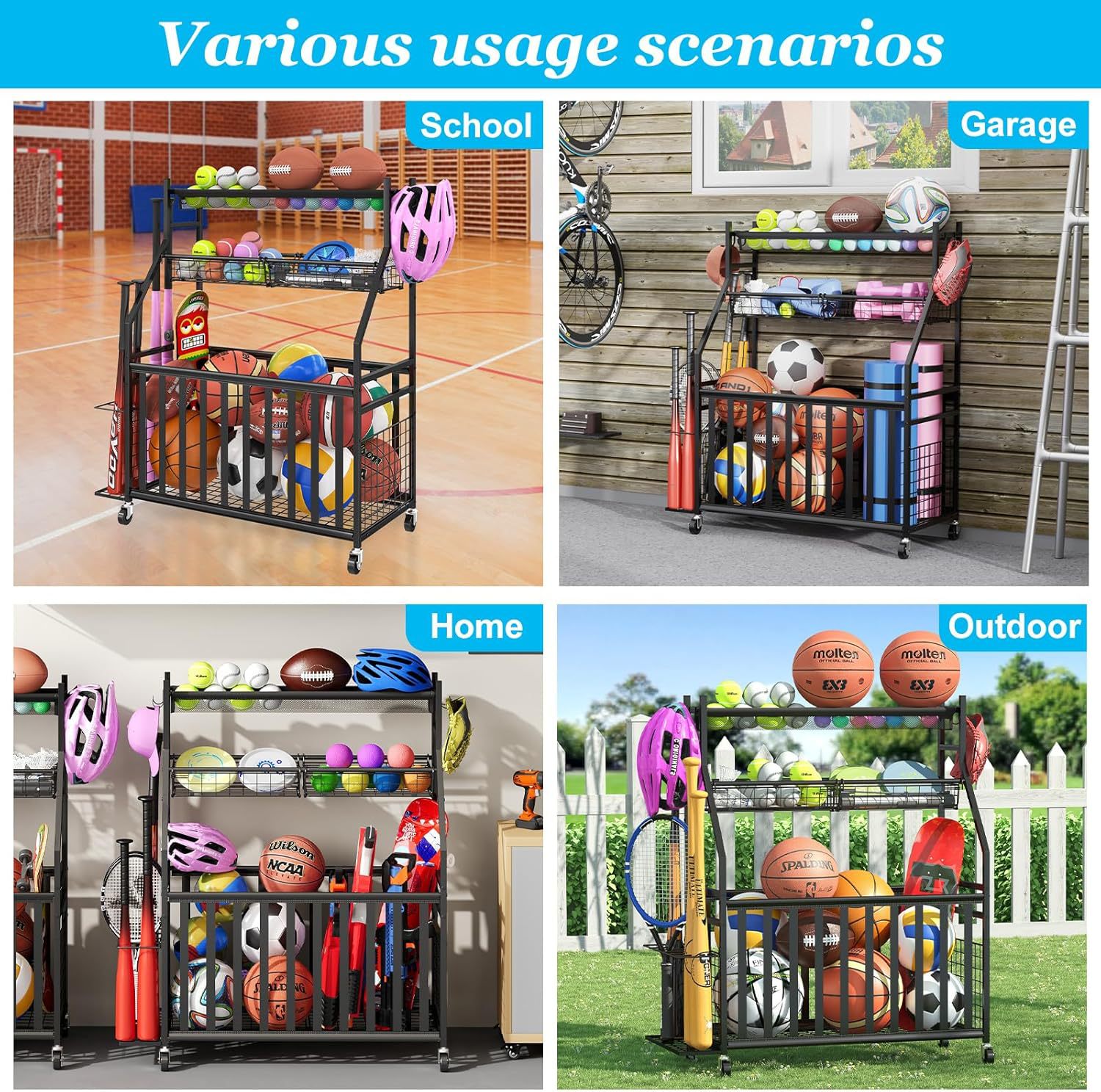 Opbergtas voor sportuitrusting - Sports Equipment Bag With Wheels recensie en prijs