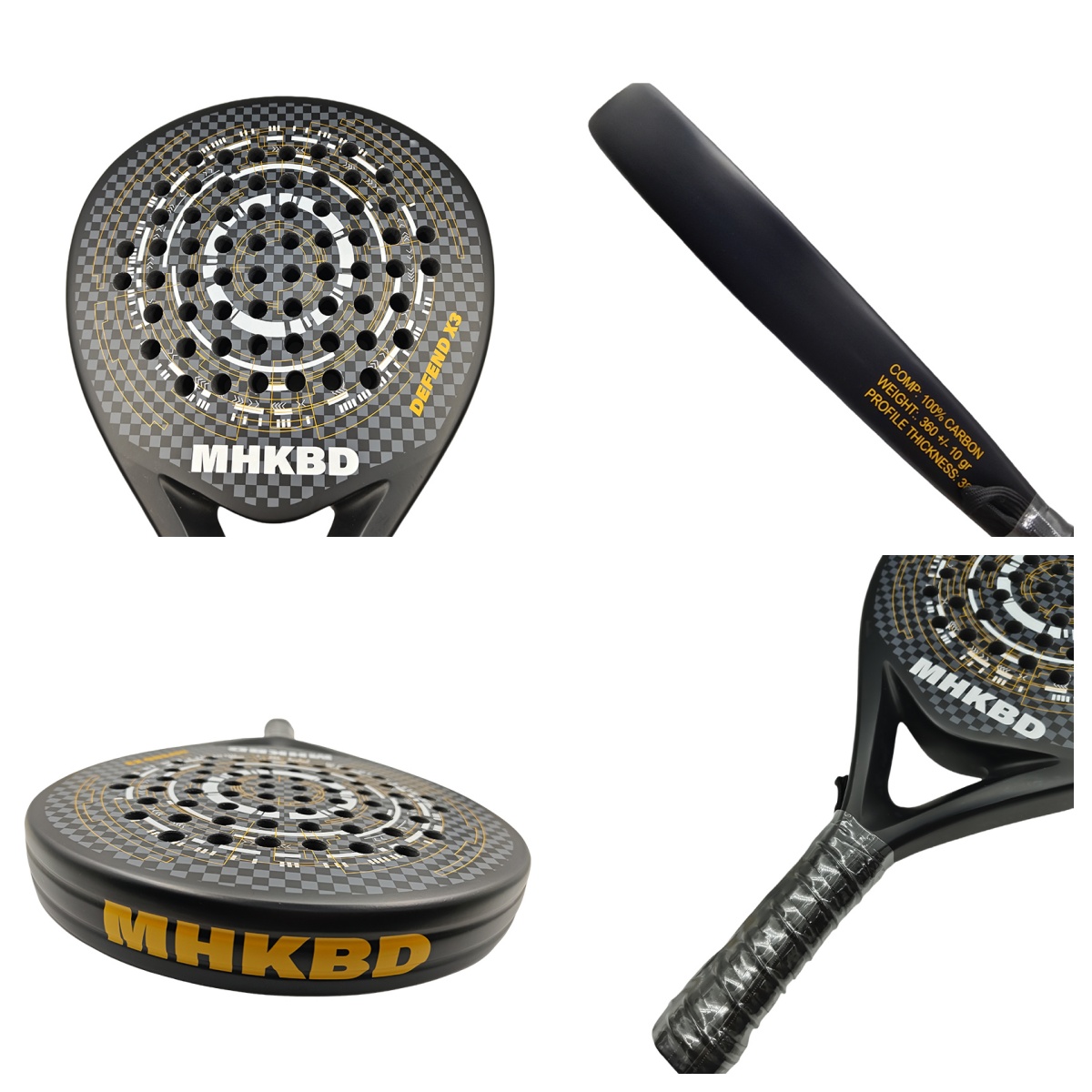 MHKBD Carbon Fiber Padelracket - Padel Racket Carbon recensie en prijs