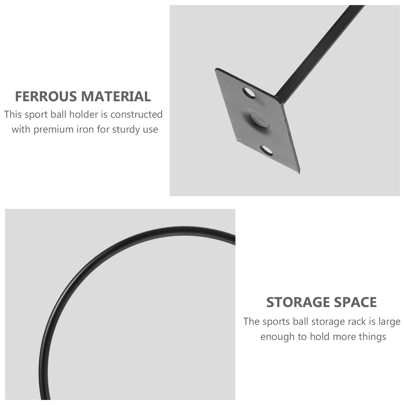 5 stuks, stevige metalen wandh - Sports Equipment Rack recensie en prijs