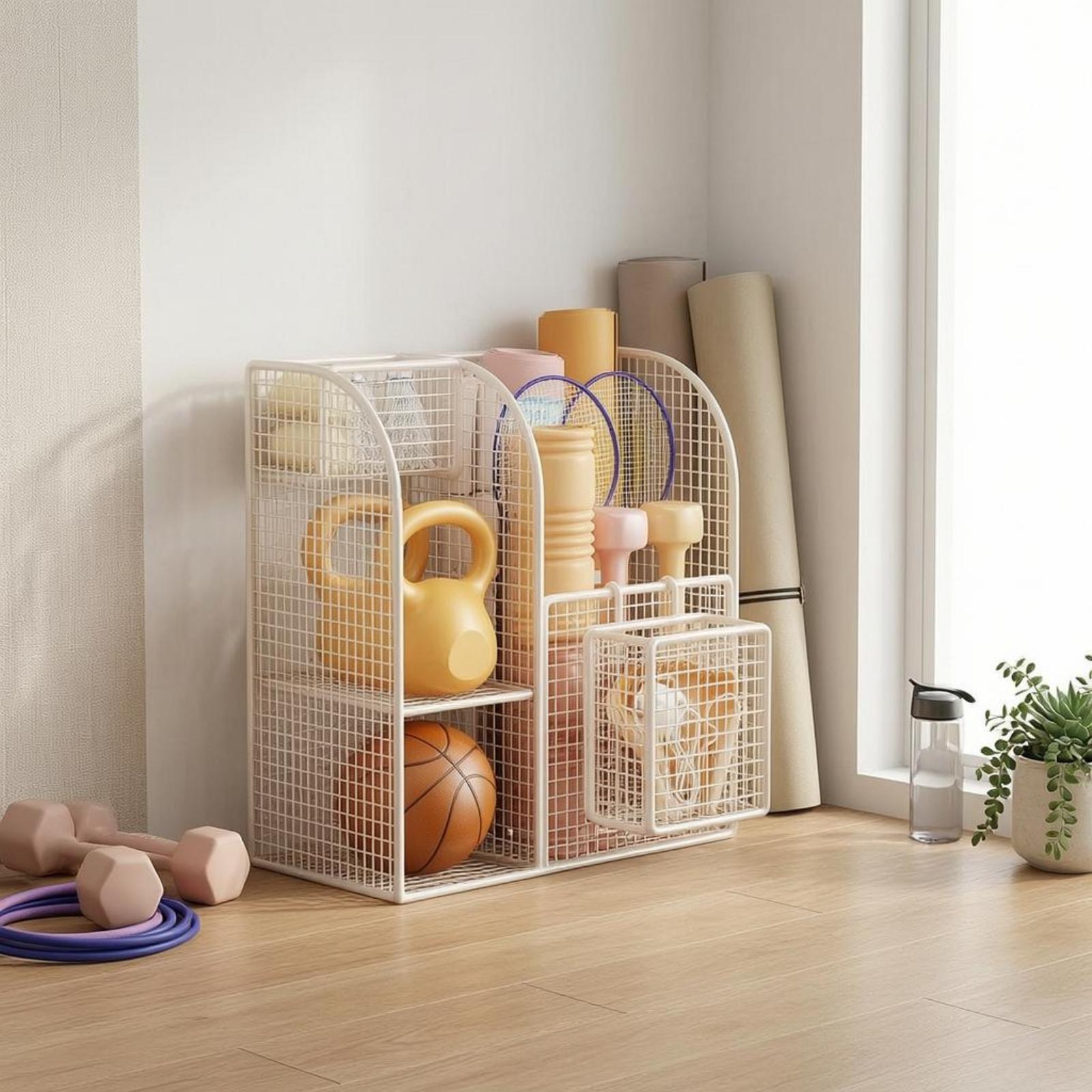 Stevig metalen draadrek voor d - Sports Equipment Rack recensie en prijs